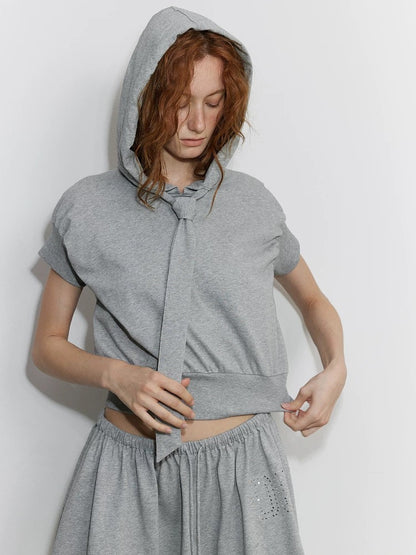 SOLWEIGE Wide Ribbed Hooded Sweatshirt