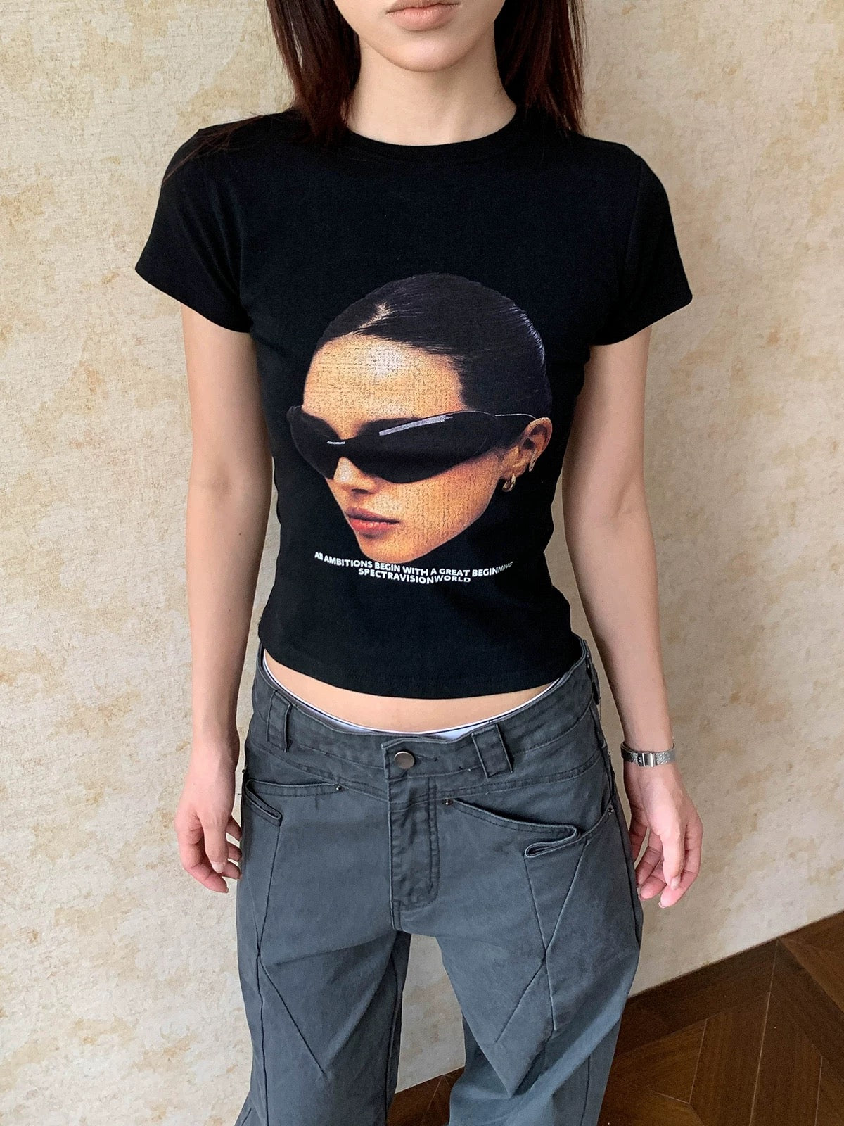 Bold Print Baby Tee