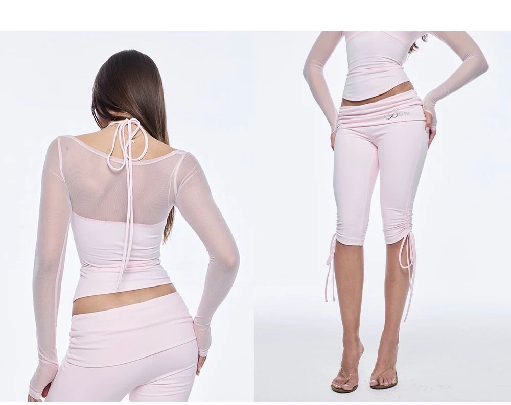 Bum Studios Embellished Capri Set