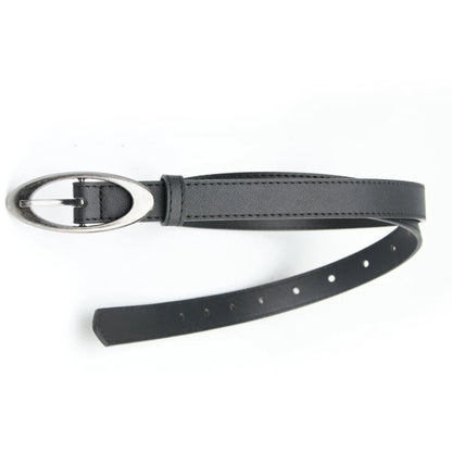 Black Skinny Belt