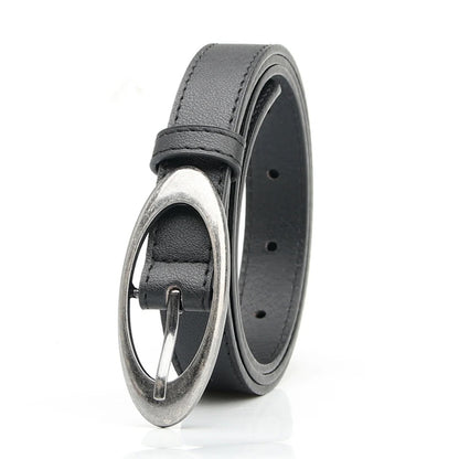 Black Skinny Belt