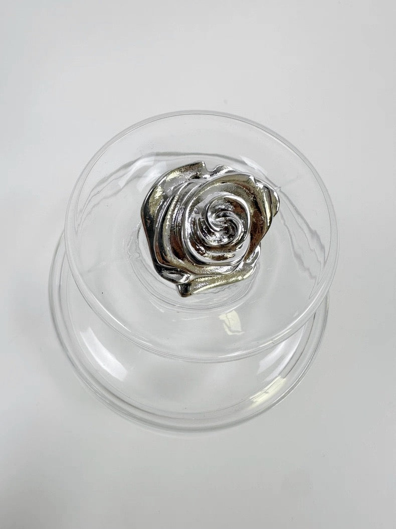 Silver Flower Ring