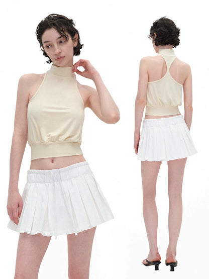 High Neck Racerback Top