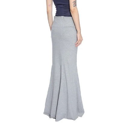 Jersey Fish Tail Low Waist Skirt