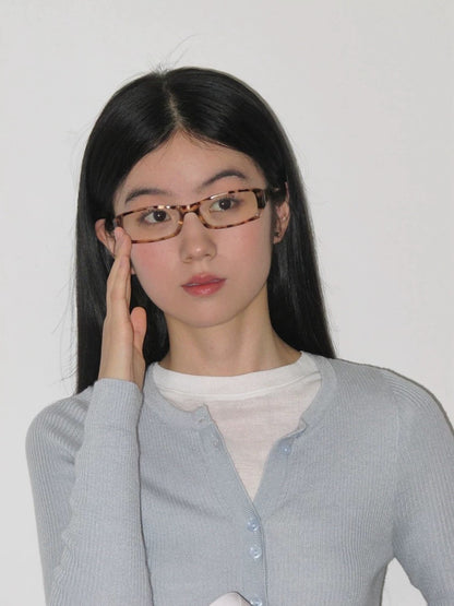 Tortoise Shell Square Frame Glasses
