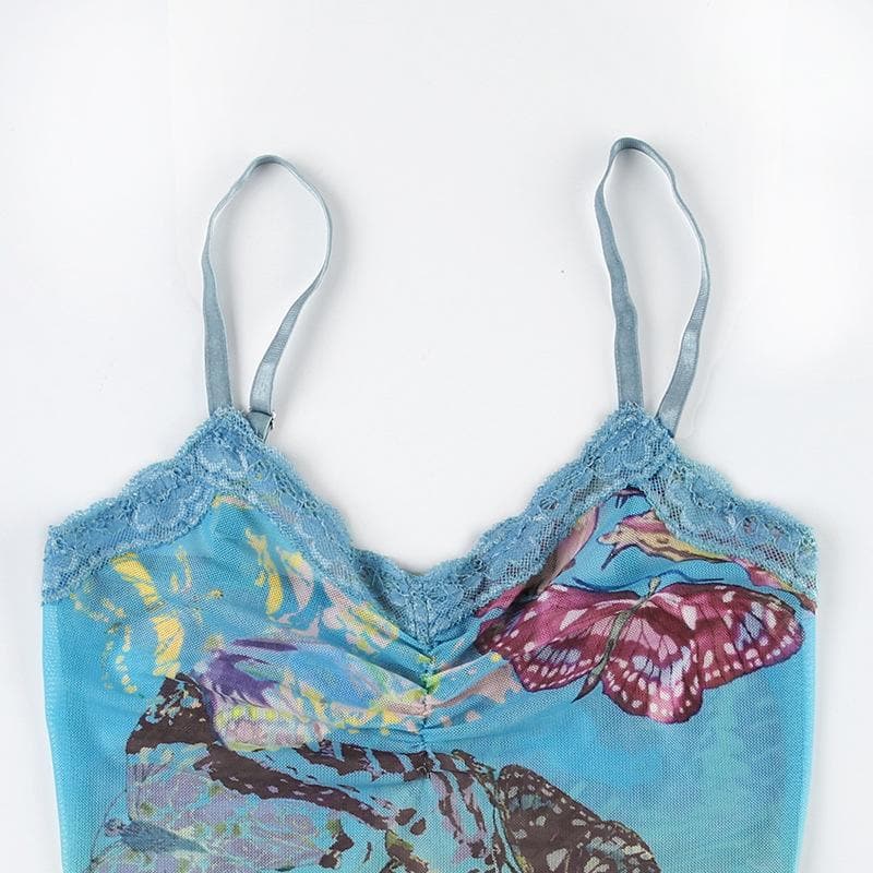 Abstract Print Cami Top