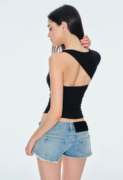 Bum Studios One Shoulder Top