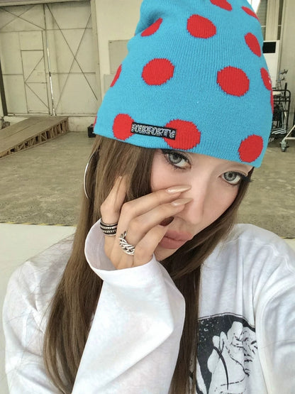 FortyForty Cherry Dots Beanie
