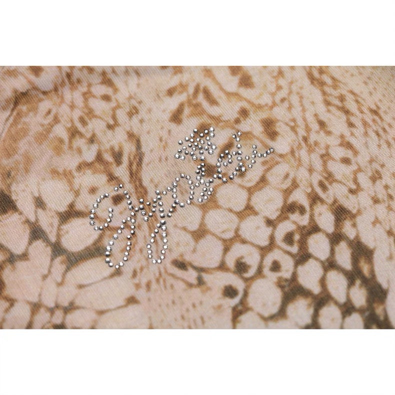JYOSEI Leopard & Snake One Shoulder Print Top