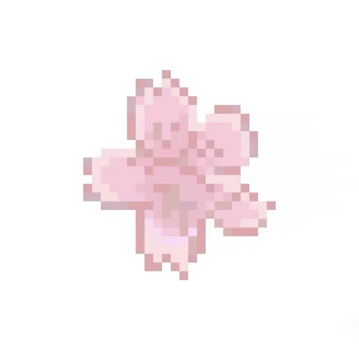 Pixel Flower Hair Clip