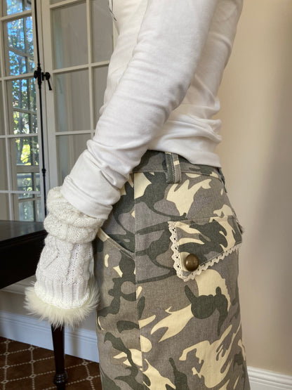 (Pre-Order) WildFLO Camo Midi Skirt