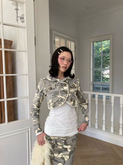 WildFLO Cropped Camo Jacket