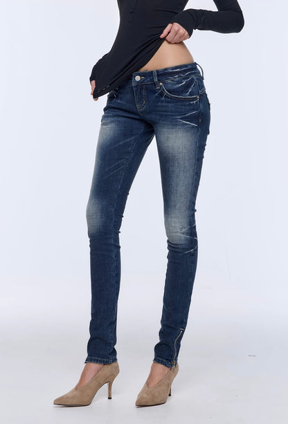 Bum Studios Shibuya Zip Hem Skinny Jeans