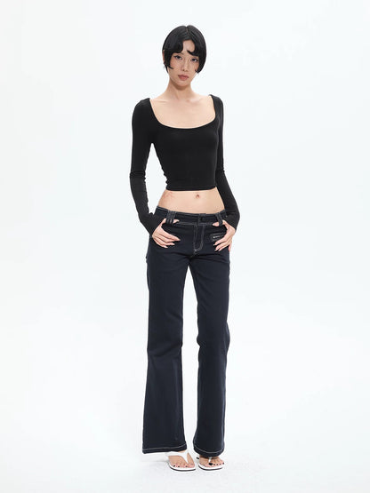 AE30 Saint Cropped Open Back Top