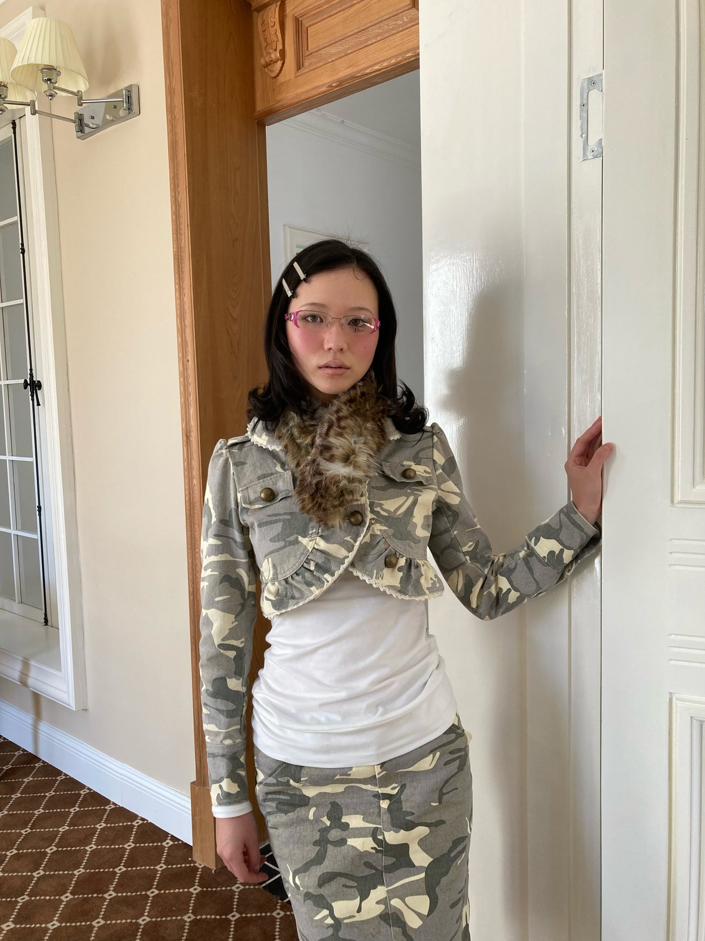 WildFLO Cropped Camo Jacket