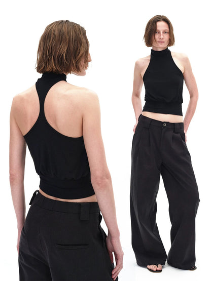 High Neck Racerback Top