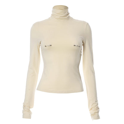 Turtleneck Piercing Top