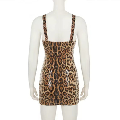 Leopard Print Mini Dress