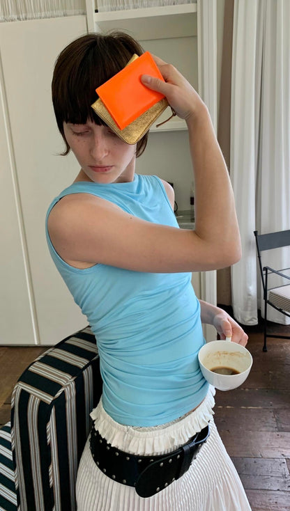 Backless Twisted Sleeveless Vest