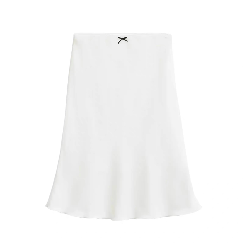 90s Style Plaid Midi Skirt