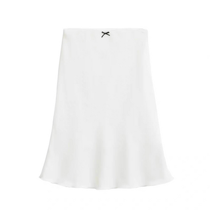 90s Style Plaid Midi Skirt