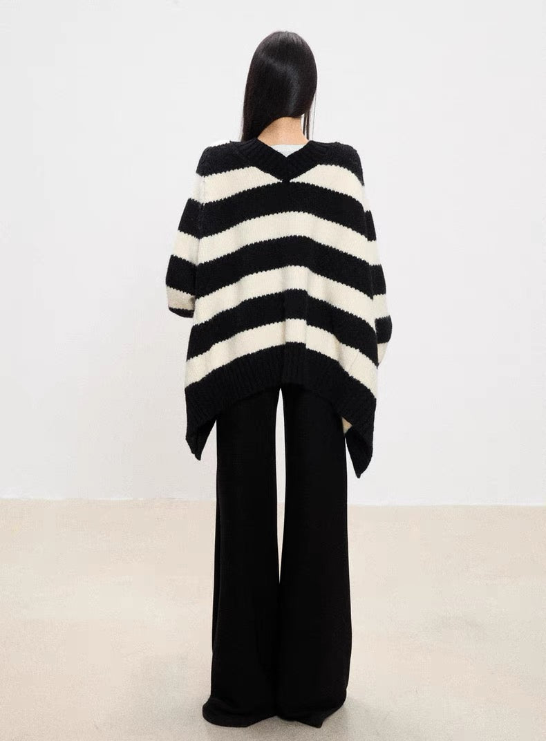 Striped Knit Cardigan