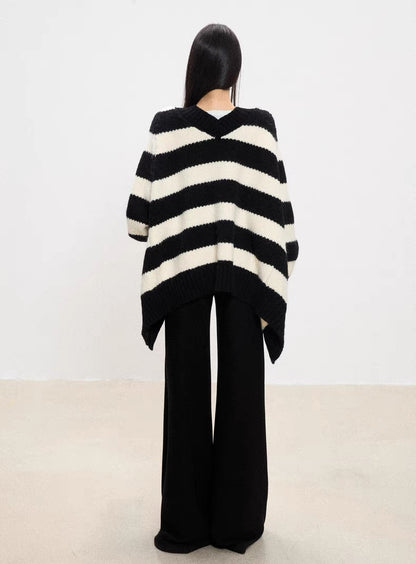 Striped Knit Cardigan