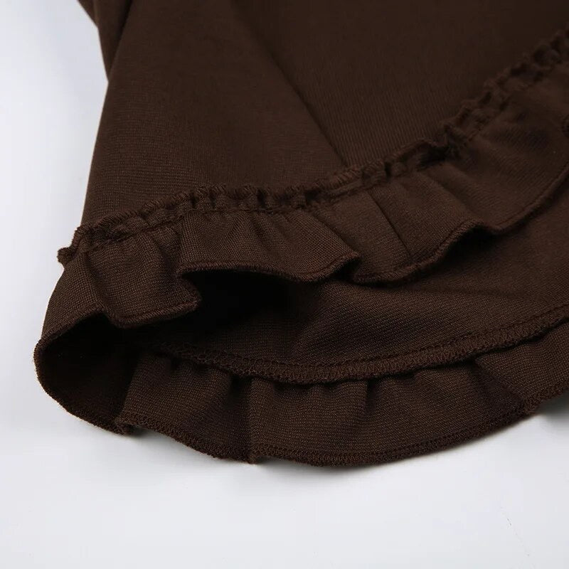 Chocolate Brown Maxi Skirt