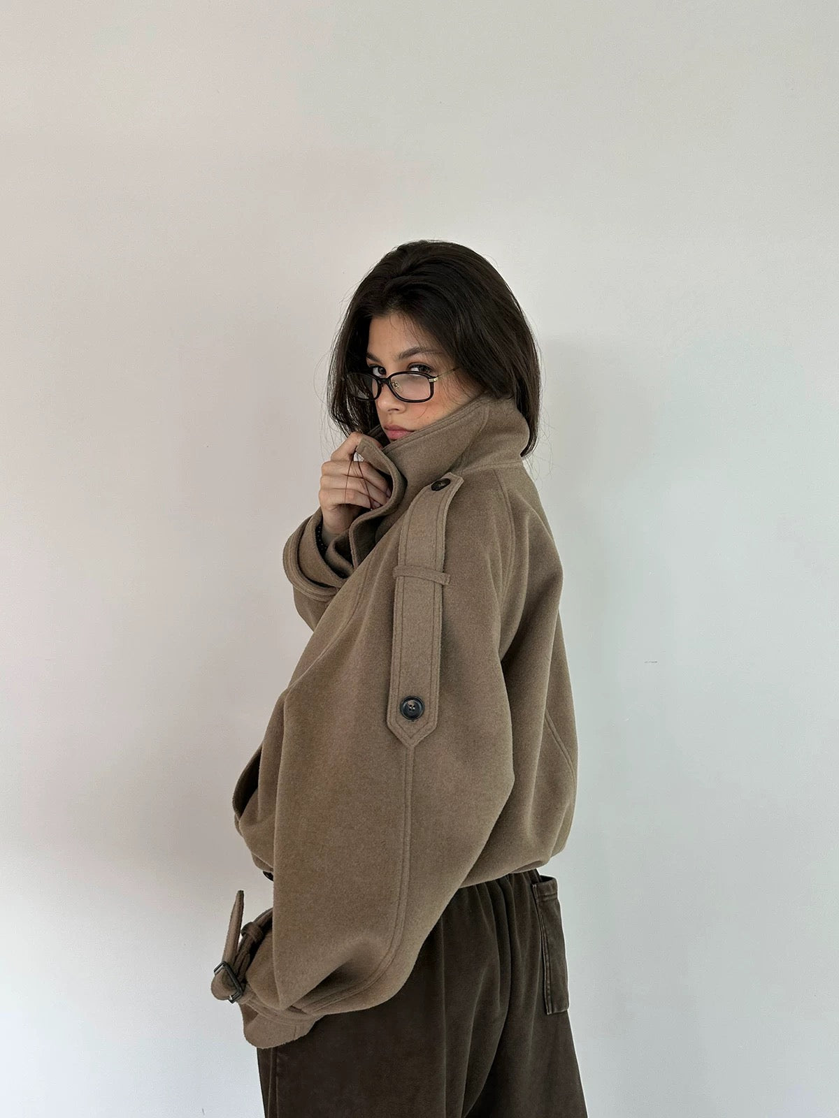 *Ready to ship ICVIBE Structured Button Up Wool Coat