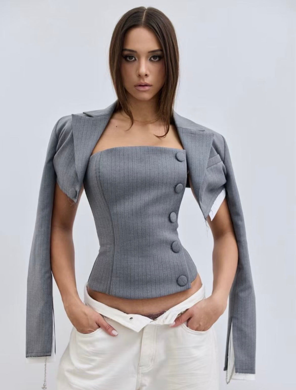 Bum Studios Structured Bandeau & Blazer