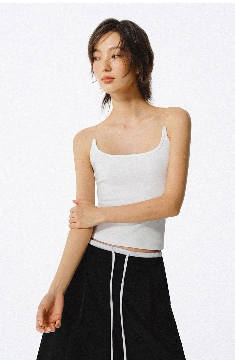 Invisible Strap Vest Top