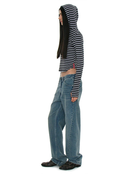 PARTIMENTO Stripy Long Sleeve Top