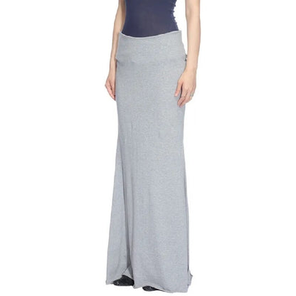 Jersey Fish Tail Low Waist Skirt