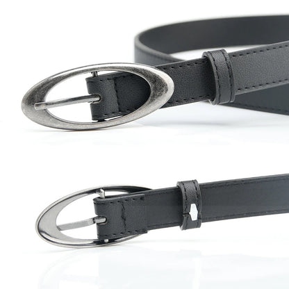 Black Skinny Belt