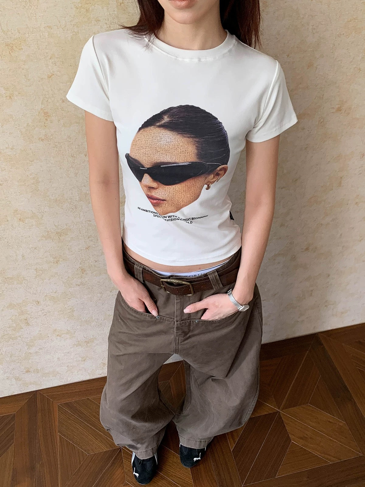 Bold Print Baby Tee