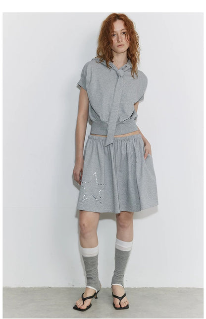 SOLWEIGE Wide Ribbed Hooded Sweatshirt