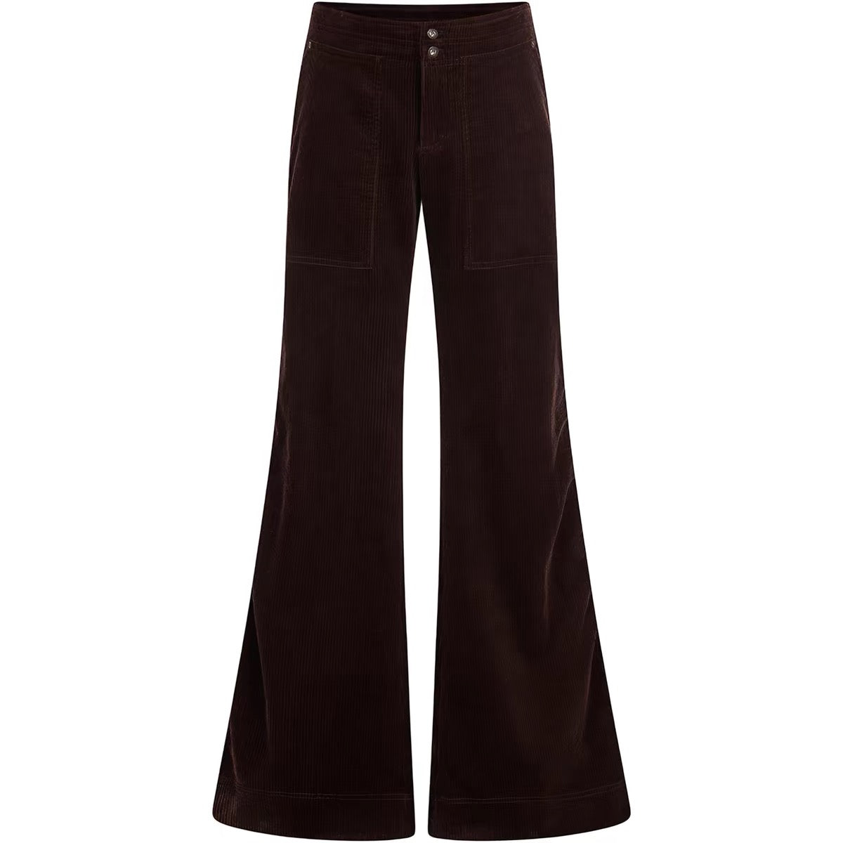 SOLWEIGE Retro Corduroy Low Rise Trousers