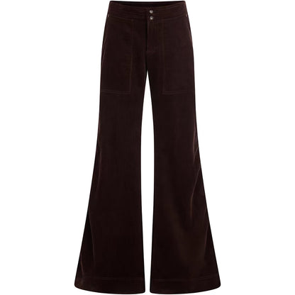 SOLWEIGE Retro Corduroy Low Rise Trousers