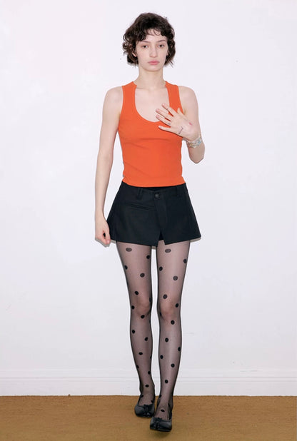 SOLWEIGE Classic Ribbed Racer Tank