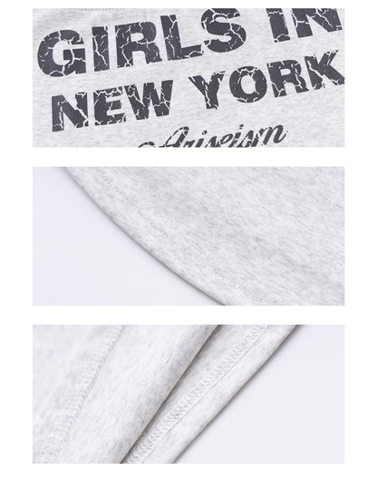 Ariseism Girls in New York Off-Shoulder Tee