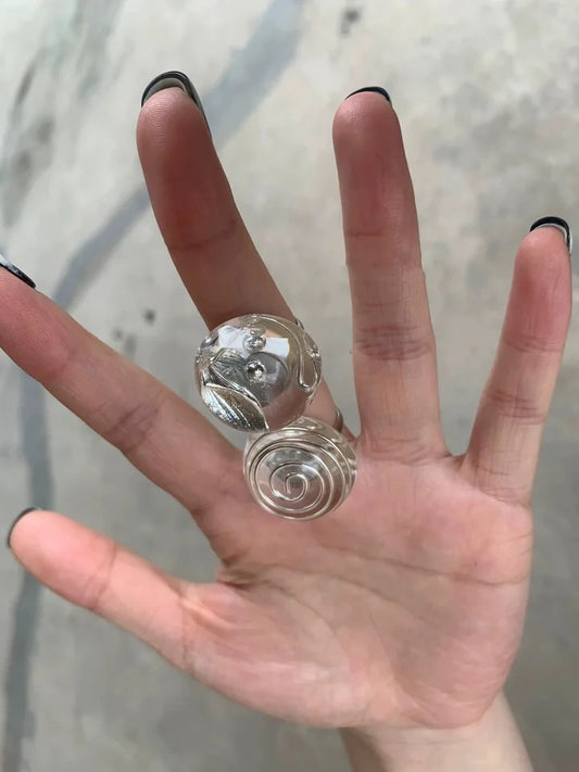 Clear Resin Rings