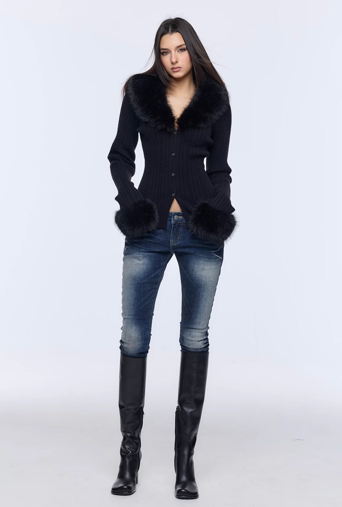 Bum Studios Shibuya Zip Hem Skinny Jeans