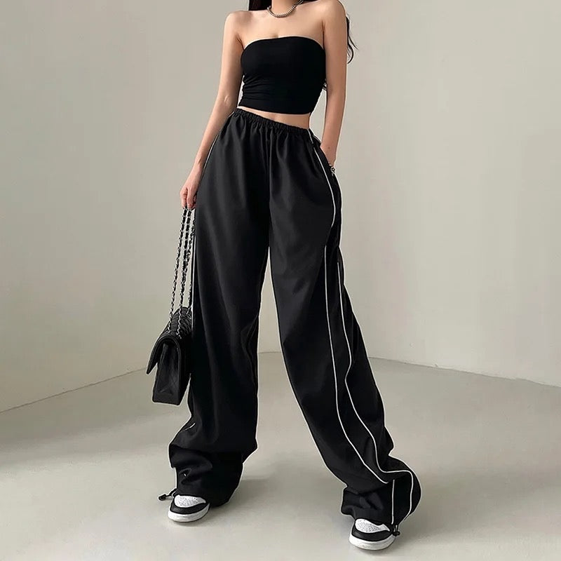 Straight Leg Track Pants