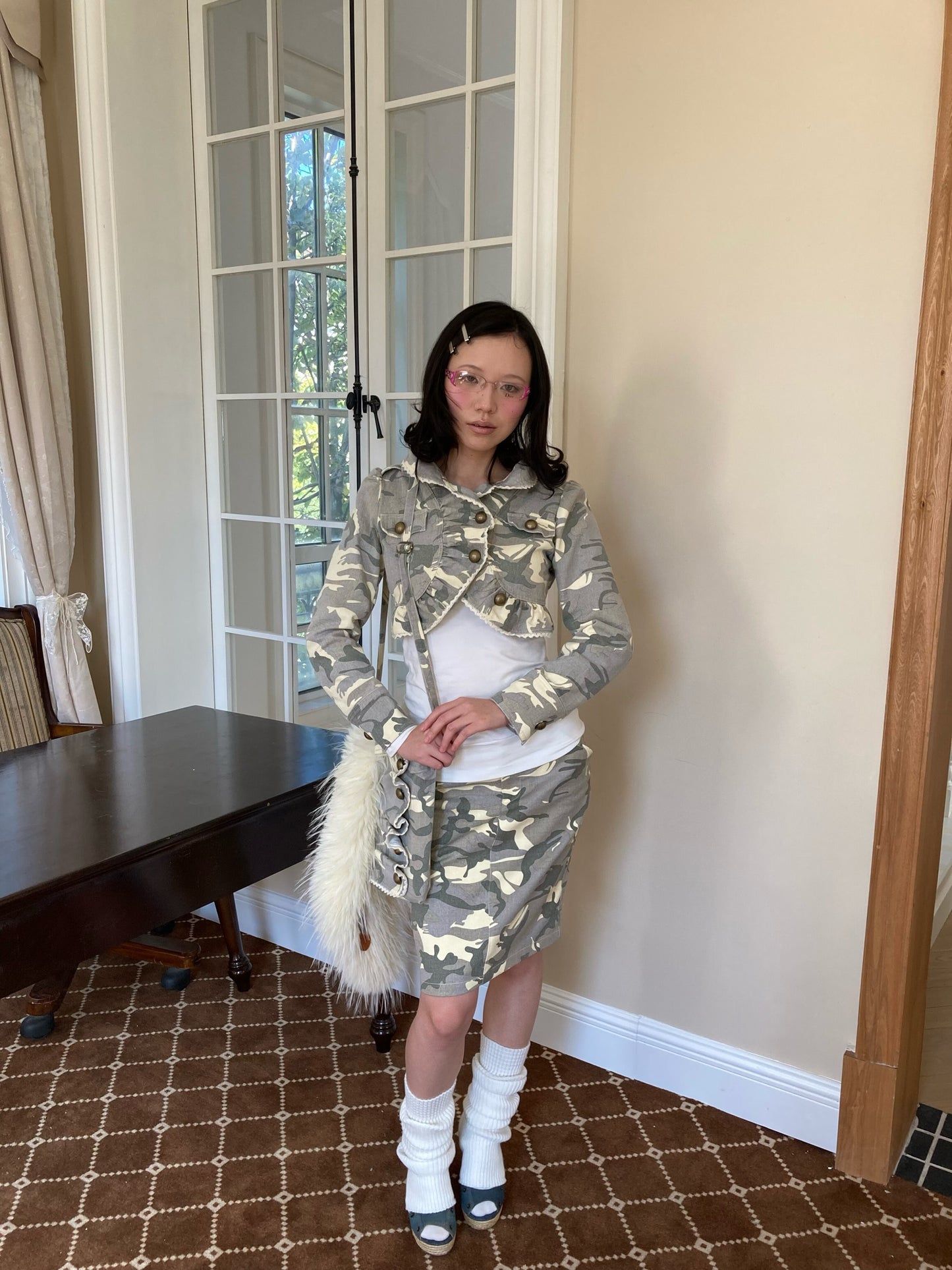 WildFLO Cropped Camo Jacket