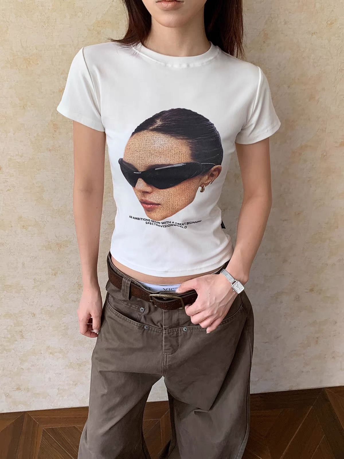 Bold Print Baby Tee