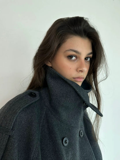 *Ready to ship ICVIBE Structured Button Up Wool Coat