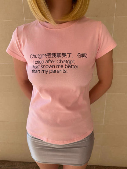ChatGPT Graphic Baby Tee