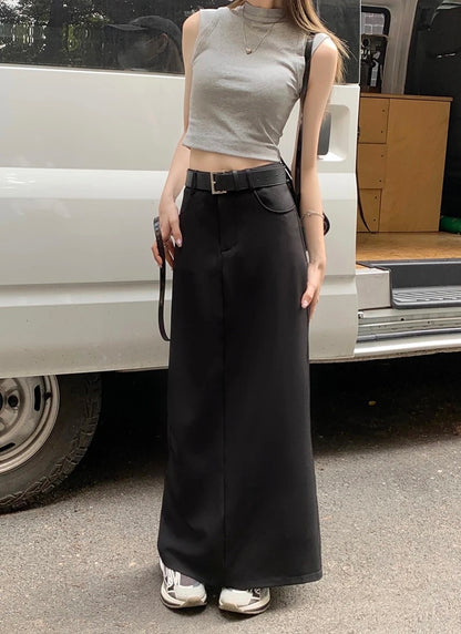 Tailored Maxi Skirt