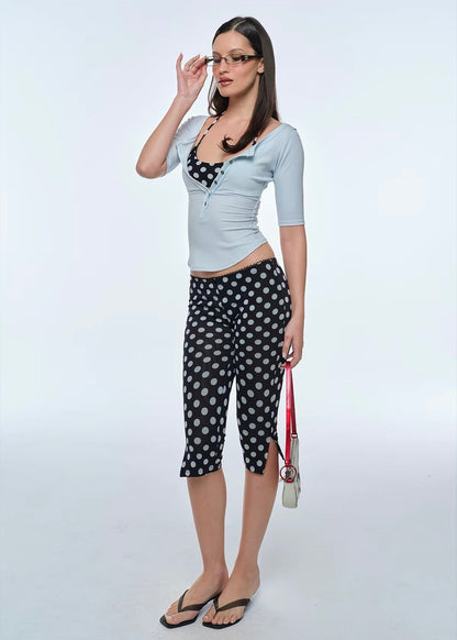 (Pre-Order) Bum Studios Polka Dot Capris
