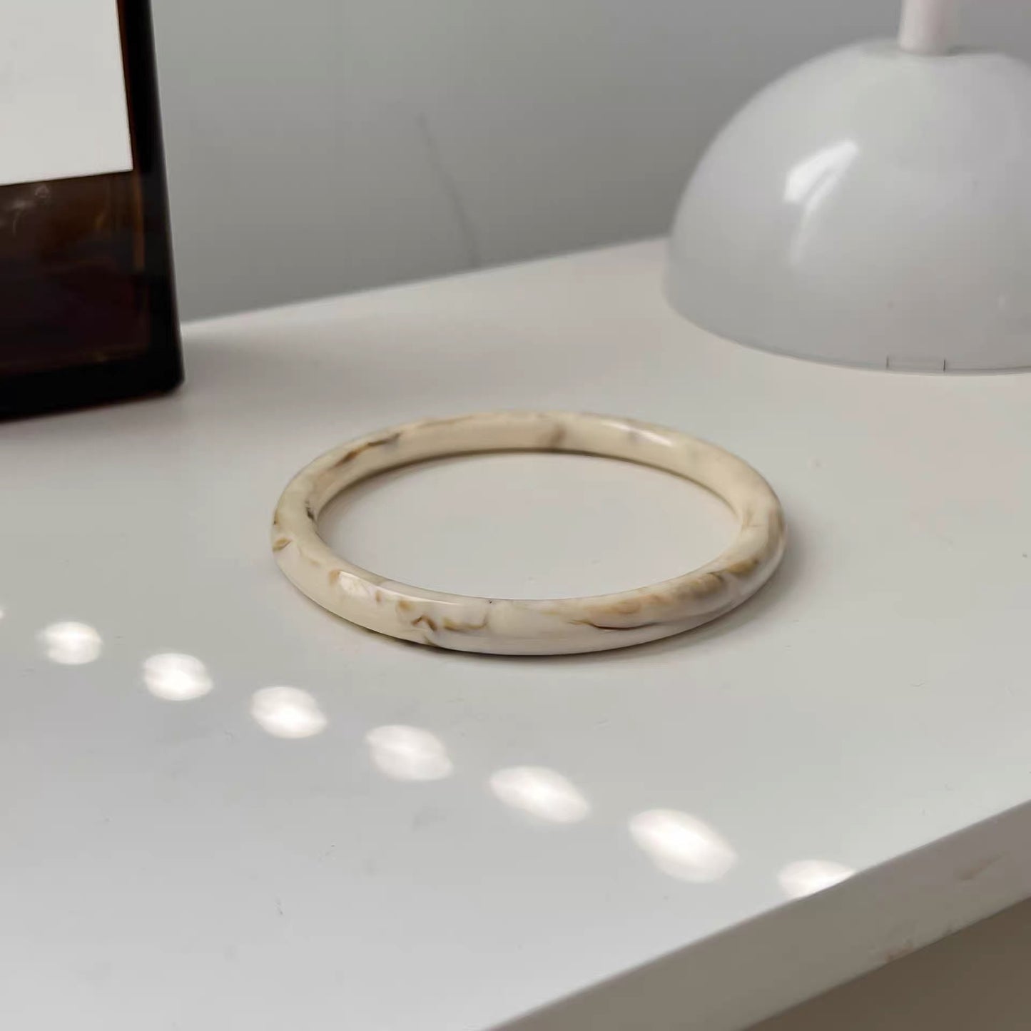 Gradient Milky Layered Bracelet